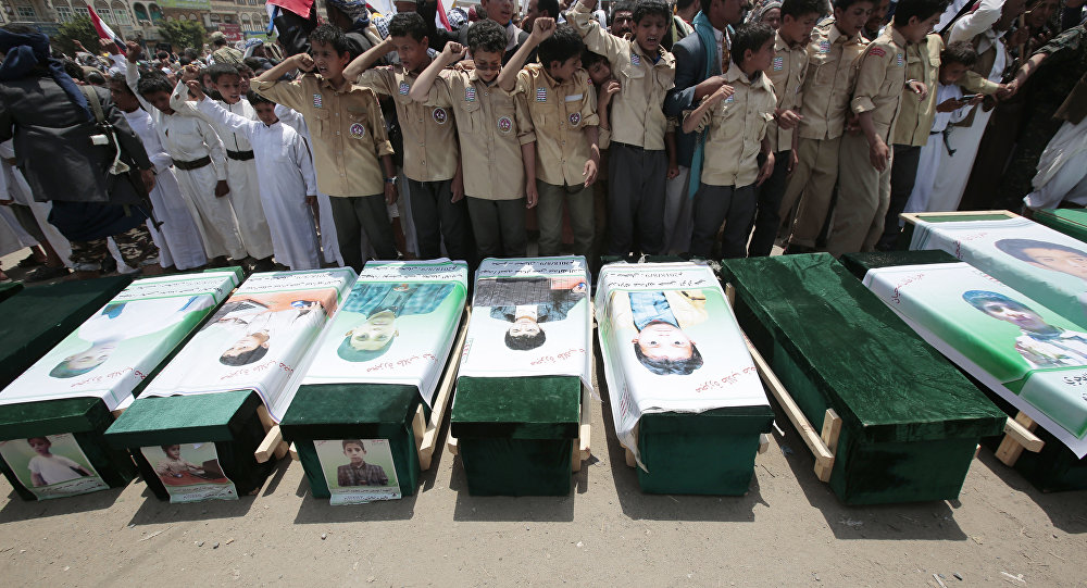 US urged to ban arms sales to Saudis amid high civilian toll in Yemen US urged to ban arms sales to Saudis amid high civilian toll in Yemen