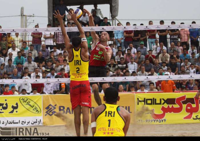 IRNA English - FIVB Beach Volleyball World Tour In Iranian Bandar