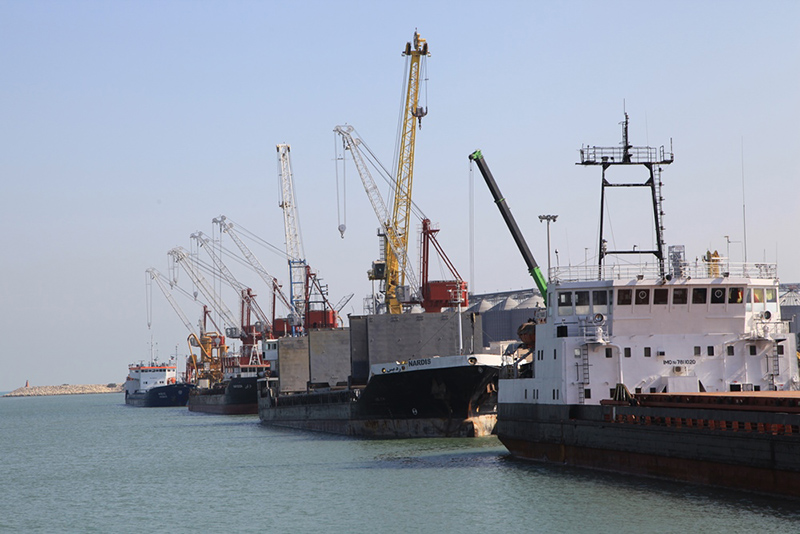 Amirabad port of Mazandaran transit route for chemical fertilizer to India Amirabad port of Mazandaran transit route for chemical fertilizer to India