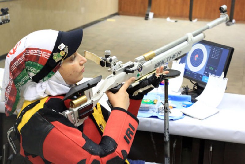 Iranian shooter champion of air rifle at Asian Para 2018 Iranian shooter champion of air rifle at Asian Para 2018