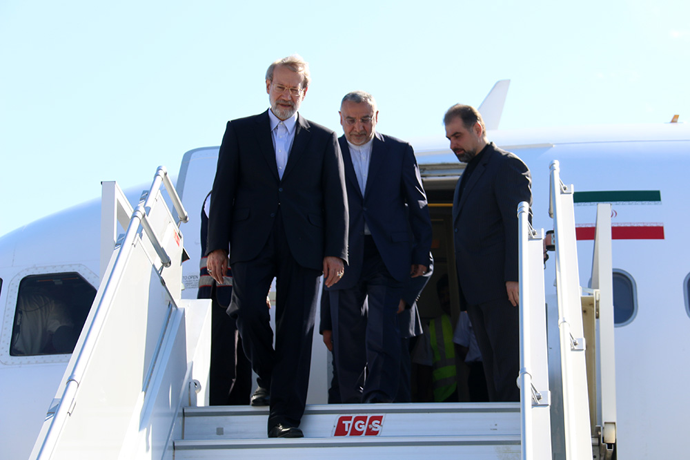 Majlis speaker arrives in Antalya Majlis speaker arrives in Antalya