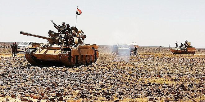 Army tightens grip on Daesh remnants in al-Safa hills Army tightens grip on Daesh remnants in al-Safa hills