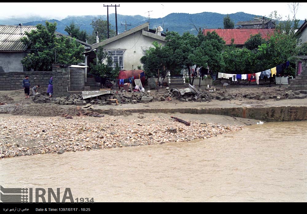 ثبت ۲۲۴ میلی‌متر بارندگی در کمتر از ۲۴ ساعت در مازندران