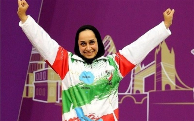 Iranian female shooter champion of Asian Para Games 2018 Iranian female shooter champion of Asian Para Games 2018