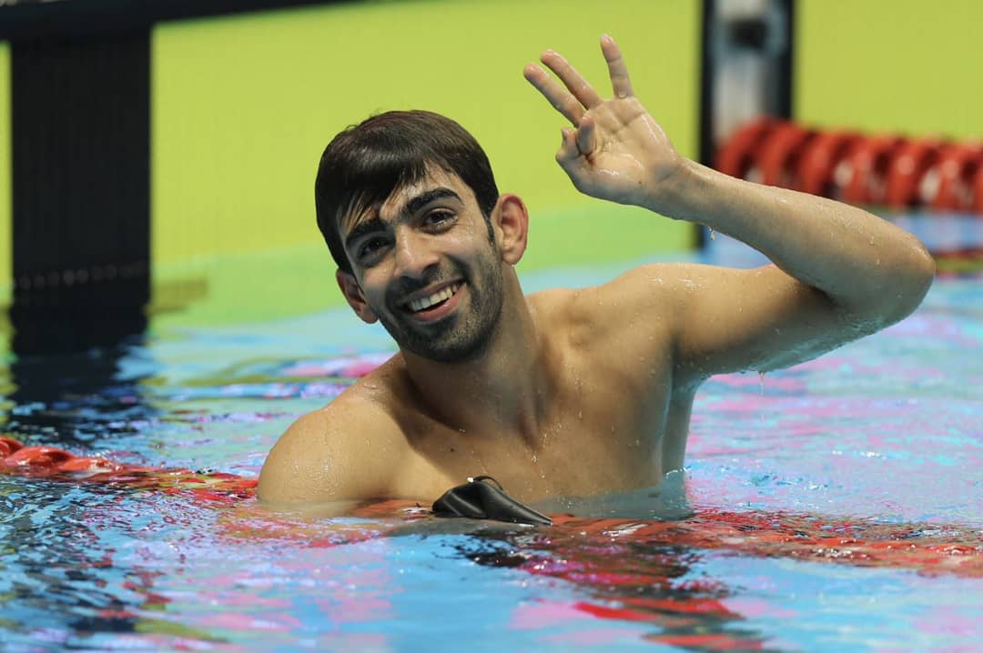 Iranian swimmer bags another gold at Asian Para Games Iranian swimmer bags another gold at Asian Para Games