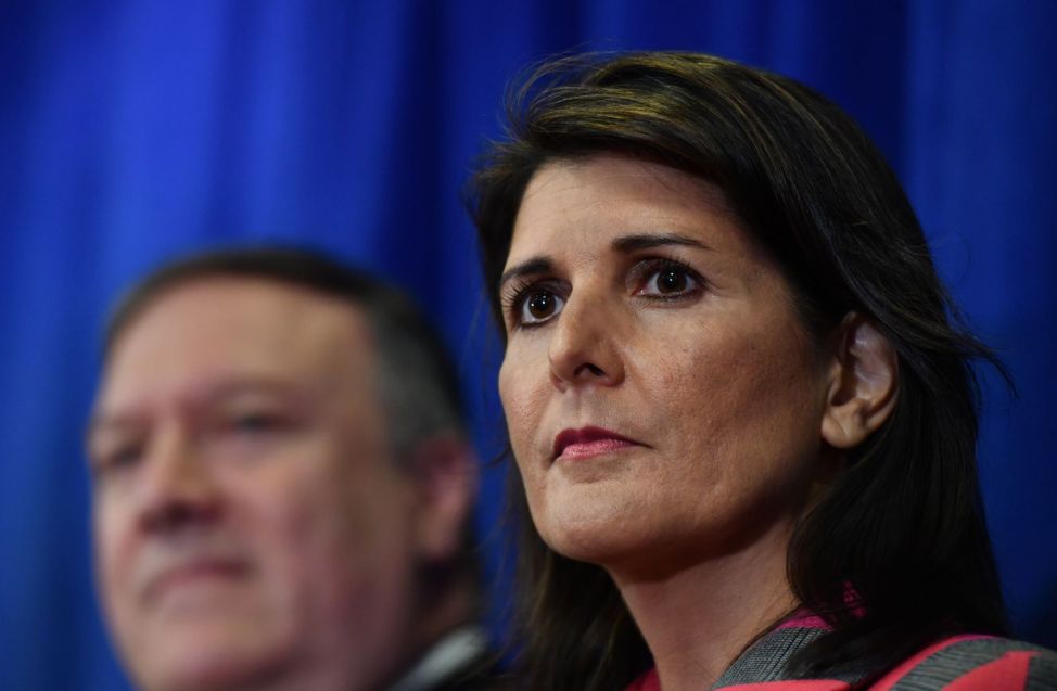 Nikki Haley resigns from UN post Nikki Haley resigns from UN post