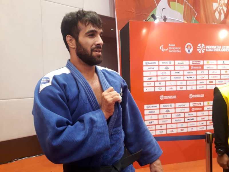 Iranian judoka wins gold at Asian Para Games Iranian judoka wins gold at Asian Para Games