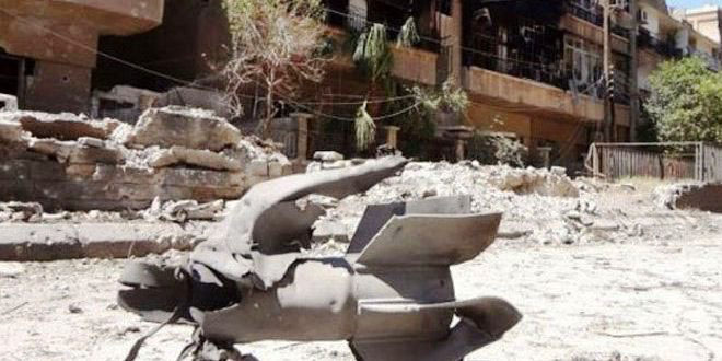 Terrorists fire shells on residential areas in Aleppo Terrorists fire shells on residential areas in Aleppo