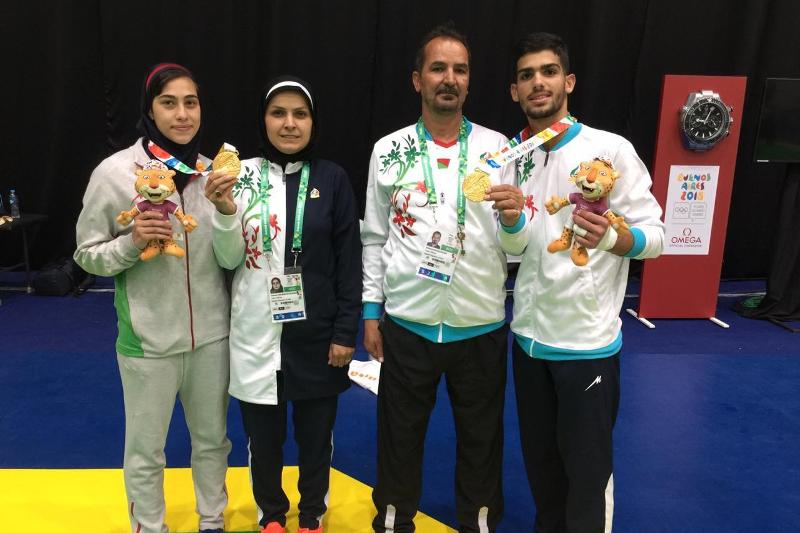 تكواندوكاران ایران دو مدال طلا گرفتند
