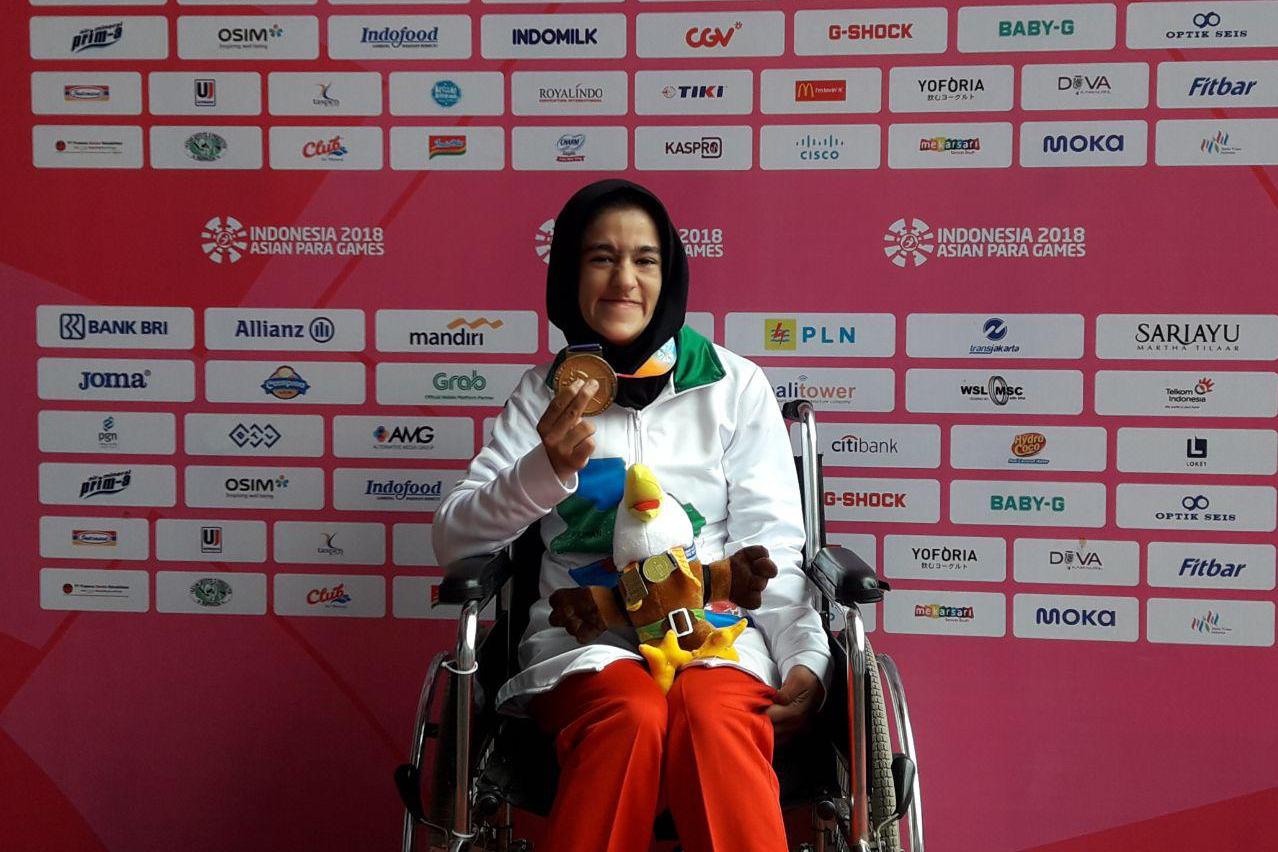 Iran gets gold in shot put in Asia Para 2018 Iran gets gold in shot put in Asia Para 2018