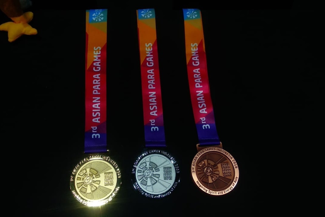 Iran bags another gold in track and field in Asia Para 2018 Iran bags another gold in track and field in Asia Para 2018
