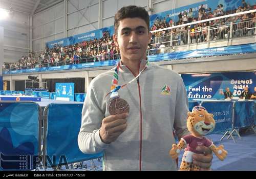 Gimnasta iraní consigue la medalla de bronce en los Juegos Olímpicos de la Juventud 2018