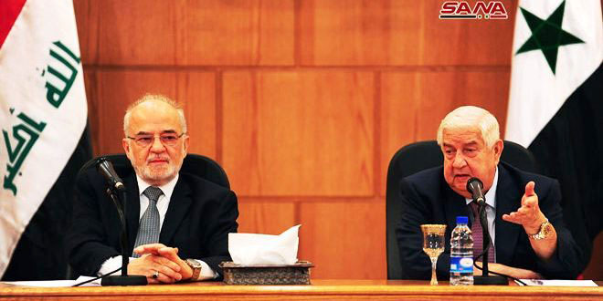 Al-Moallem lauds victory of Syria, Iraq in war on terrorism Al-Moallem lauds victory of Syria, Iraq in war on terrorism