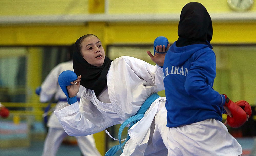Iran female karate fighters bag 2 bronze medals Iran female karate fighters bag 2 bronze medals