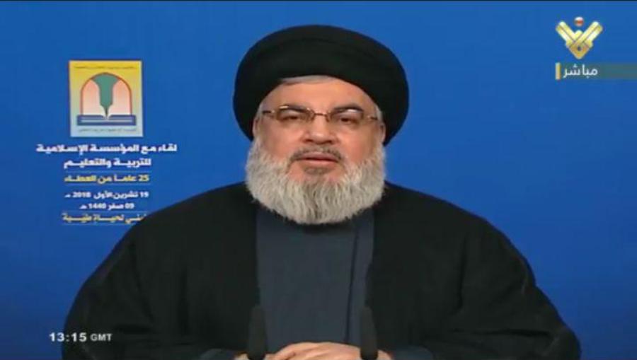 Hezbollah leader urges Palestinians to resist Hezbollah leader urges Palestinians to resist