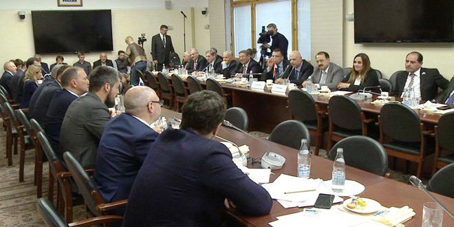 Syrian MPs meets Russian officials in Moscow Syrian MPs meets Russian officials in Moscow