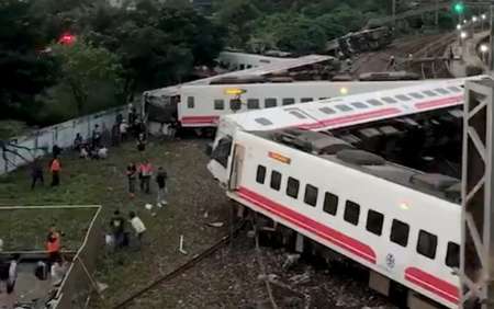 حادثه قطار تایوان 17 كشته و 126 زخمی بر جای گذاشت