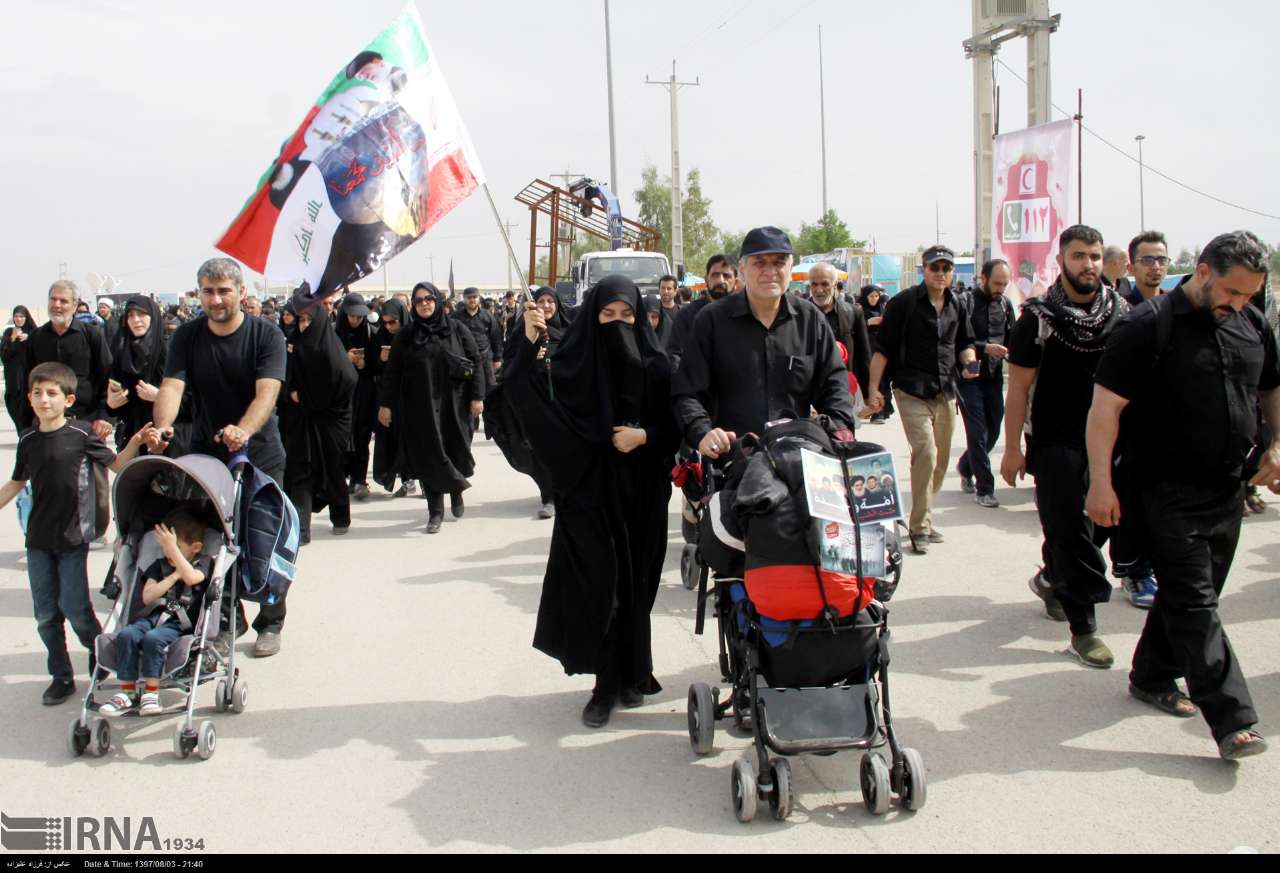 مهران قدمگاه زائران حسینی(ع) و خلق حماسه‌ای دیگر