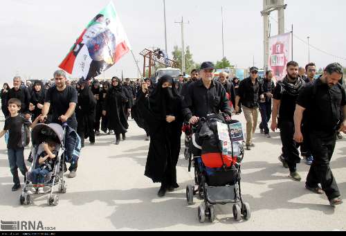 مهران قدمگاه زائران حسینی(ع) و خلق حماسه‌ای دیگر