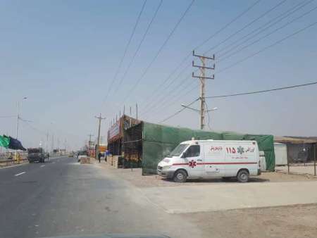 2 مصدوم حادثه رانندگی نجف - بصره به خرمشهر منتقل شدند