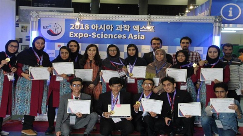Iranian students bag 10 gold medals at 2018 Expo-Sciences Asia Iranian students bag 10 gold medals at 2018 Expo-Sciences Asia