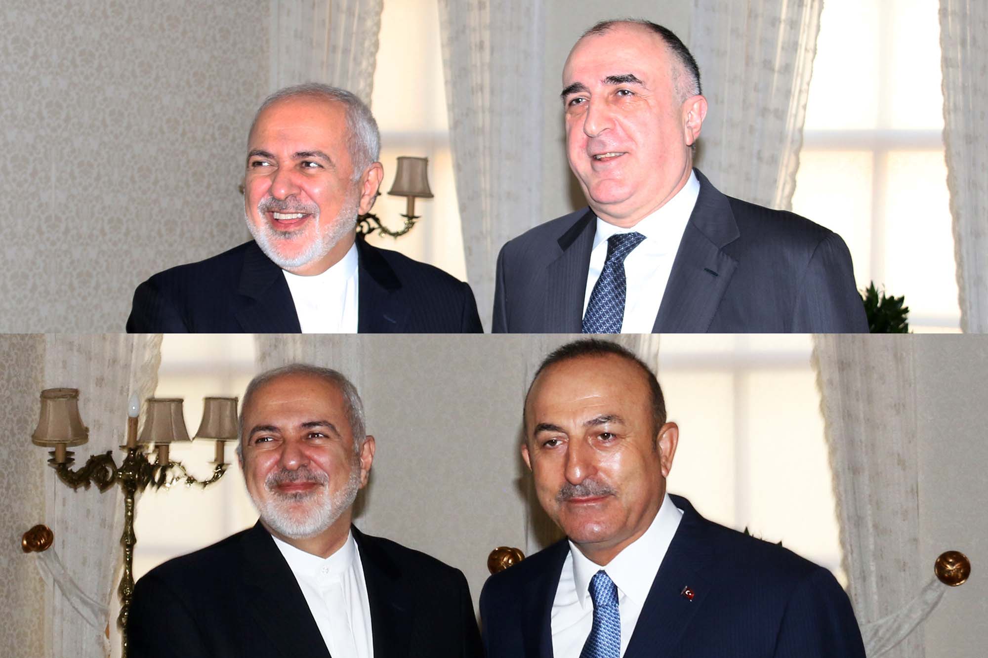 Zarif discusses boosting ties with Azeri, Turkish counterparts Zarif discusses boosting ties with Azeri, Turkish counterparts