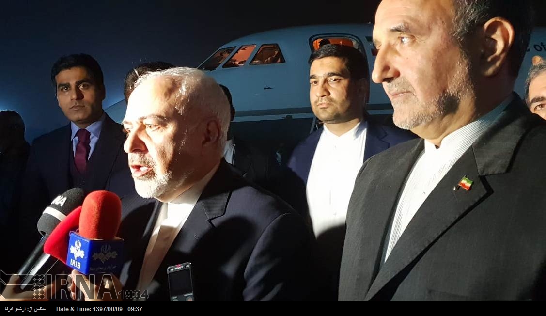 پاکستان نے ایرانی مغوی سرحدی محافظوں کی بازیابی کا وعدہ کیا ہے: ظریف پاکستان نے ایرانی مغوی سرحدی محافظوں کی بازیابی کا وعدہ کیا ہے: ظریف