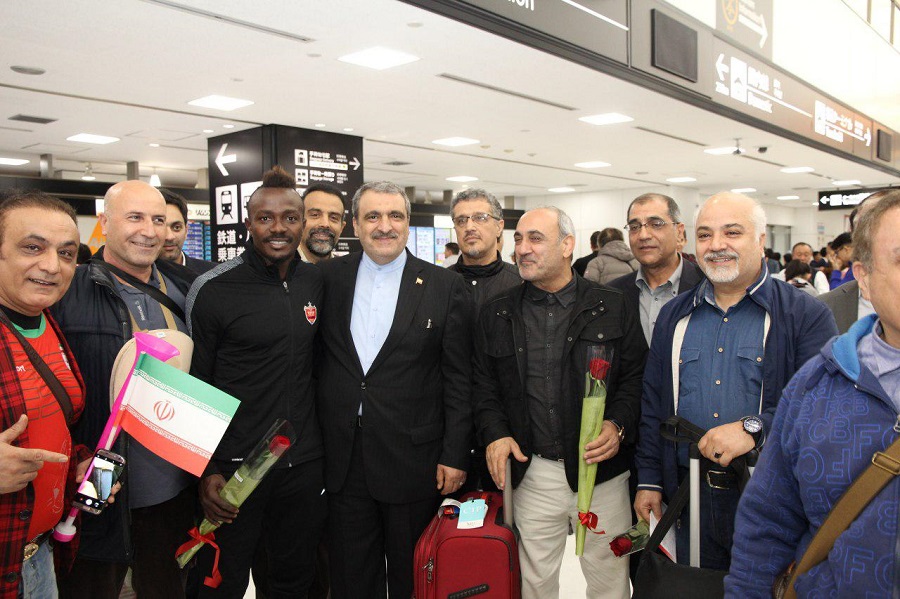 Persepolis athletes in Tokyo for AFC Champions League final Persepolis athletes in Tokyo for AFC Champions League final