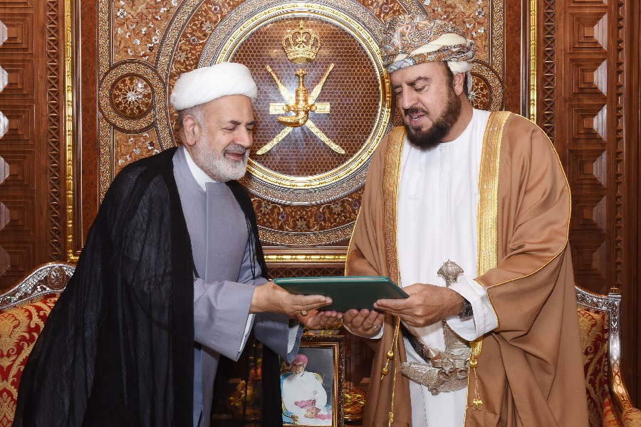 Iran envoy submits invitation letter to Oman deputy PM Iran envoy submits invitation letter to Oman deputy PM