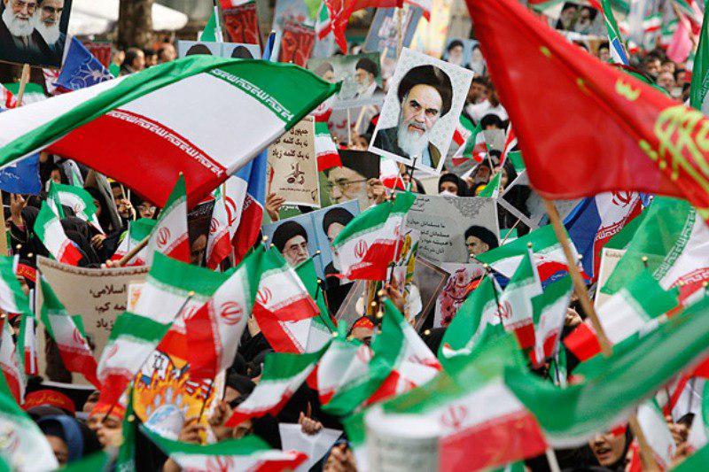 Antiamerikanische Parolen im ganzen Iran Antiamerikanische Parolen im ganzen Iran