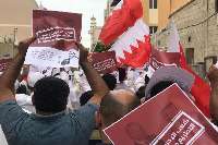 مردم بحرین در حمایت از علی سلمان وعلیه اسراییل تظاهرات كردند