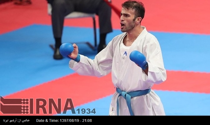 İranlı karateci dünya şampiyonu oldu İranlı karateci dünya şampiyonu oldu