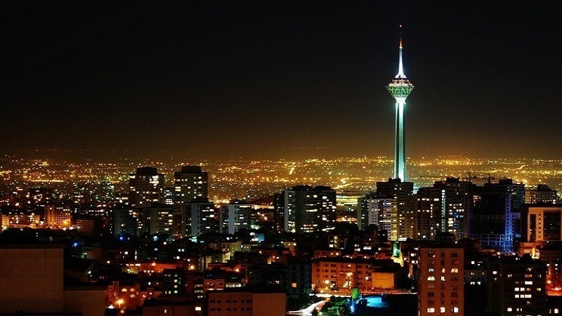 Milad tower turns red to support Persepolis team