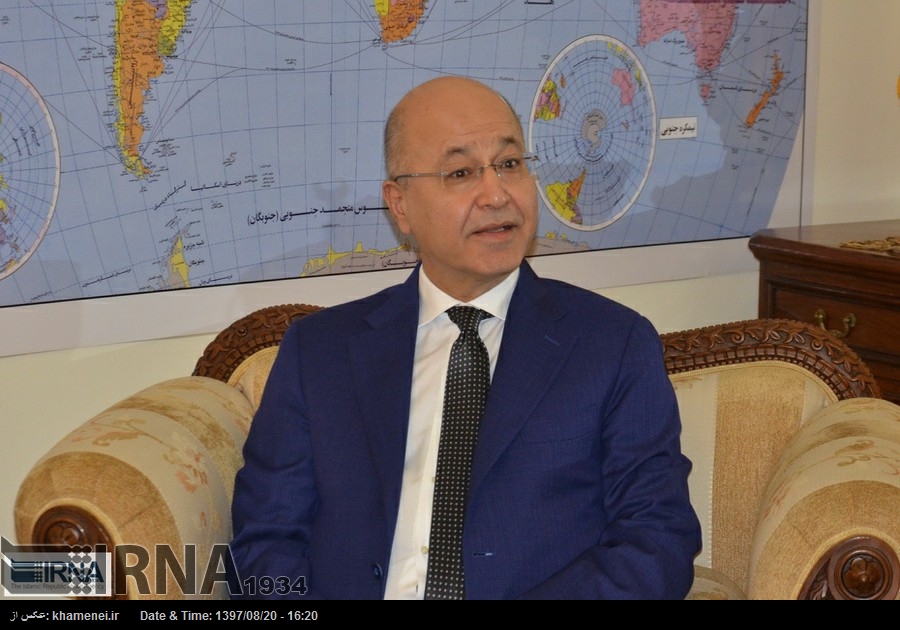 Presidente de Iraq: Mantenemos fuertes vínculos con Irán Presidente de Iraq: Mantenemos fuertes vínculos con Irán