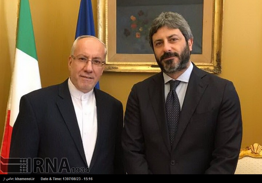 Председатель палаты депутатов Италии подчеркнул расширение парламентского сотрудничества с Ираном