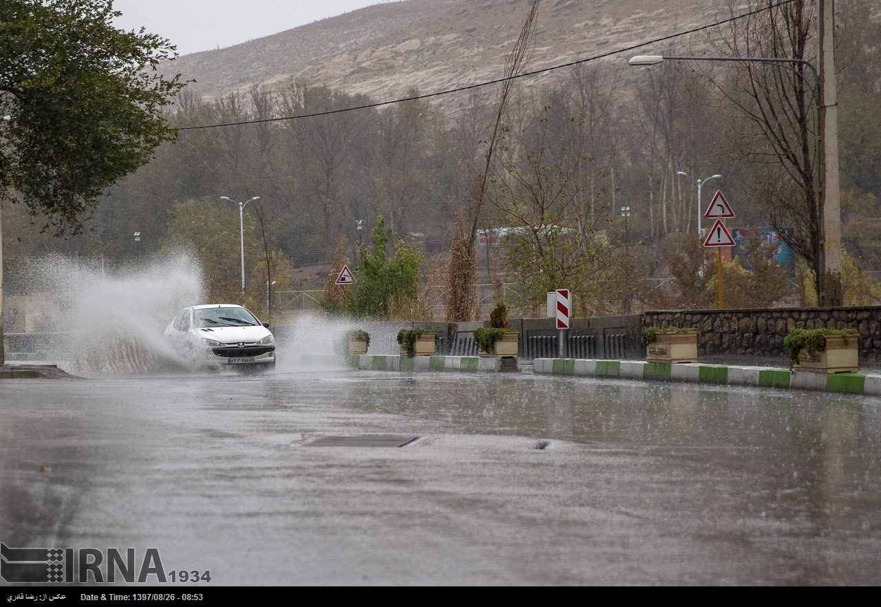 هوای جنوب و غرب فارس سه روز آینده بارانی است