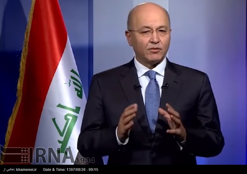 Irak Cumhurbaşkanı Tahran'a geldi Irak Cumhurbaşkanı Tahran'a geldi