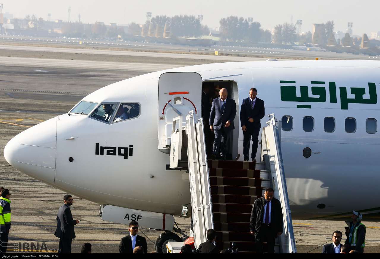 Iraqi President arrives in Tehran Iraqi President arrives in Tehran