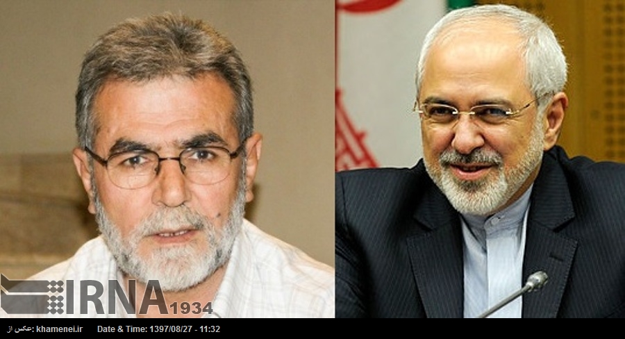 Zarif yeni Filistin İslami Cihad Hareketi Genel Sekreterini tebrik etti Zarif yeni Filistin İslami Cihad Hareketi Genel Sekreterini tebrik etti