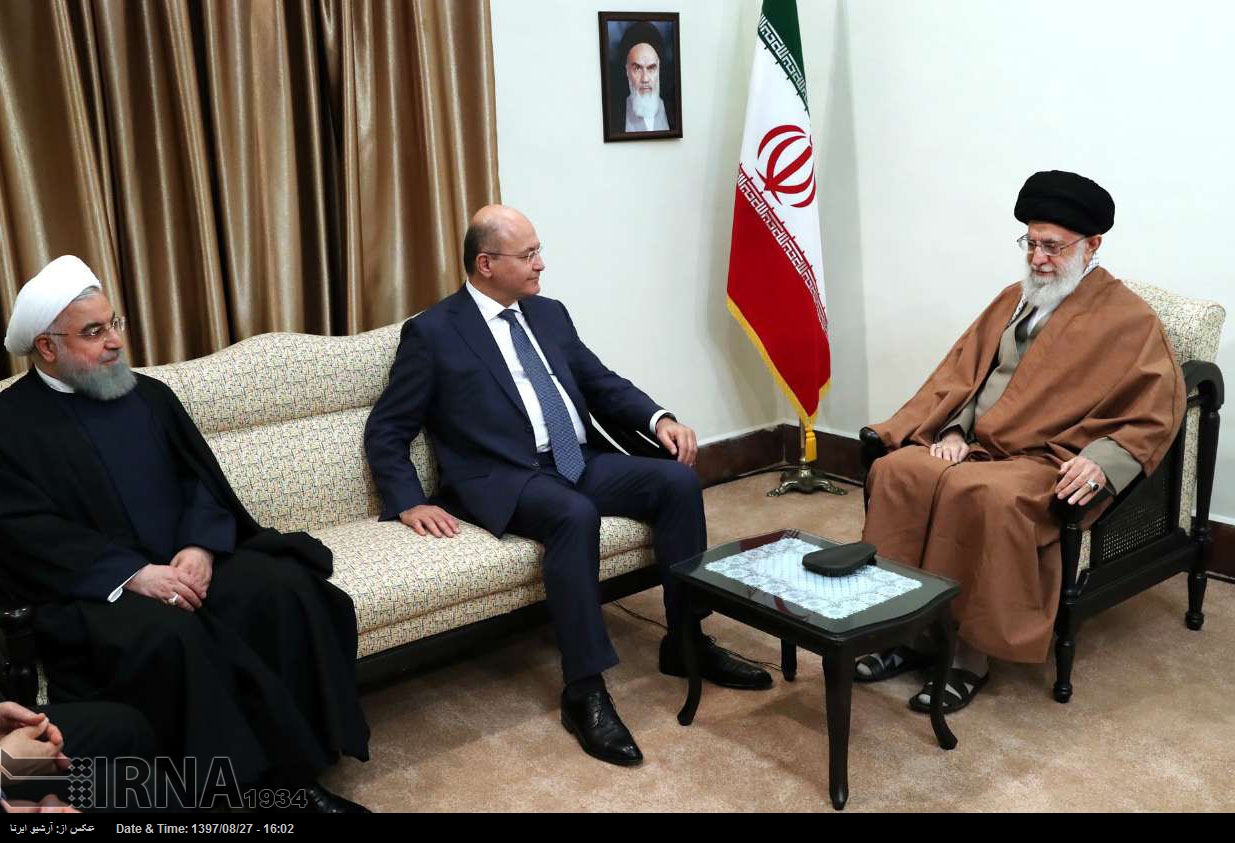 Ayatollah Khamenei empfängt irakischen Präsidenten Ayatollah Khamenei empfängt irakischen Präsidenten