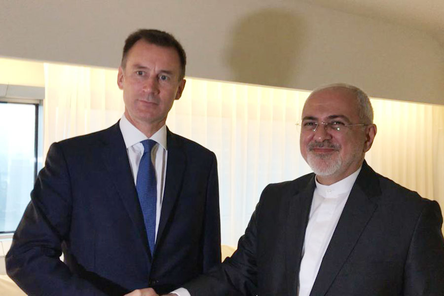 Britischer Außenminister trifft Zarif am Montag Britischer Außenminister trifft Zarif am Montag