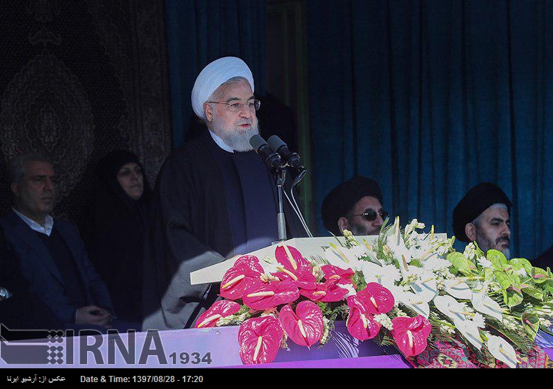 Ruhani: IŞİD’in bölgeye musallat olmasına izin vermedik Ruhani: IŞİD’in bölgeye musallat olmasına izin vermedik
