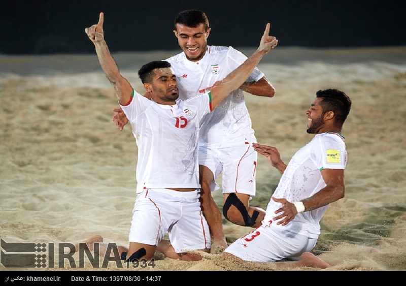 La AFC elogia la brillante actuación del equipo de fútbol playa de Irán