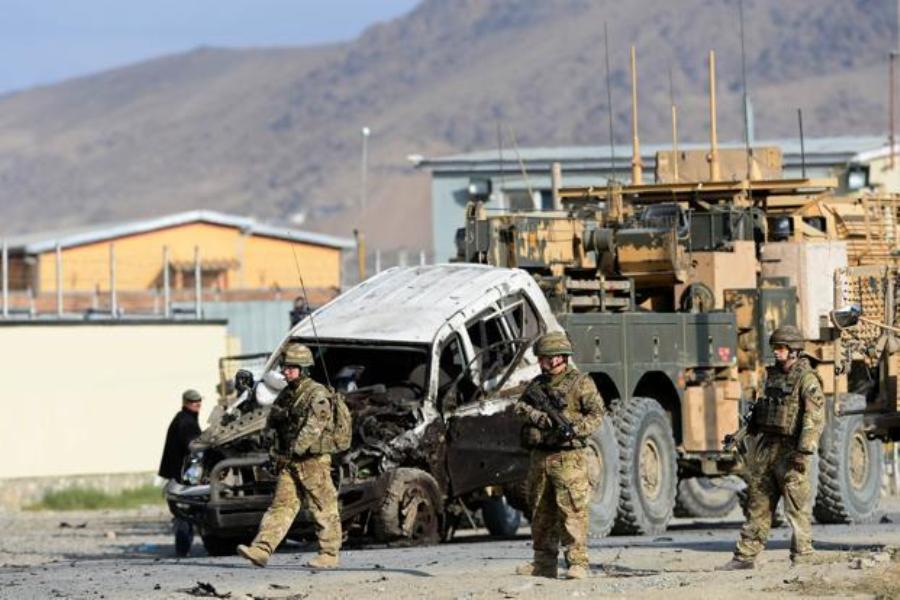 Taliban attack on Afghan police convoy kills 22 Taliban attack on Afghan police convoy kills 22