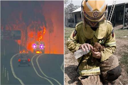 آتش سوزی شمال شرق استرالیا موجب تخلیه مناطق مسكونی شد