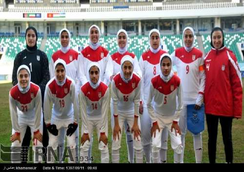 El equipo femenino de fútbol iraní, subcampeón del Campeonato Femenino CAFA 2018