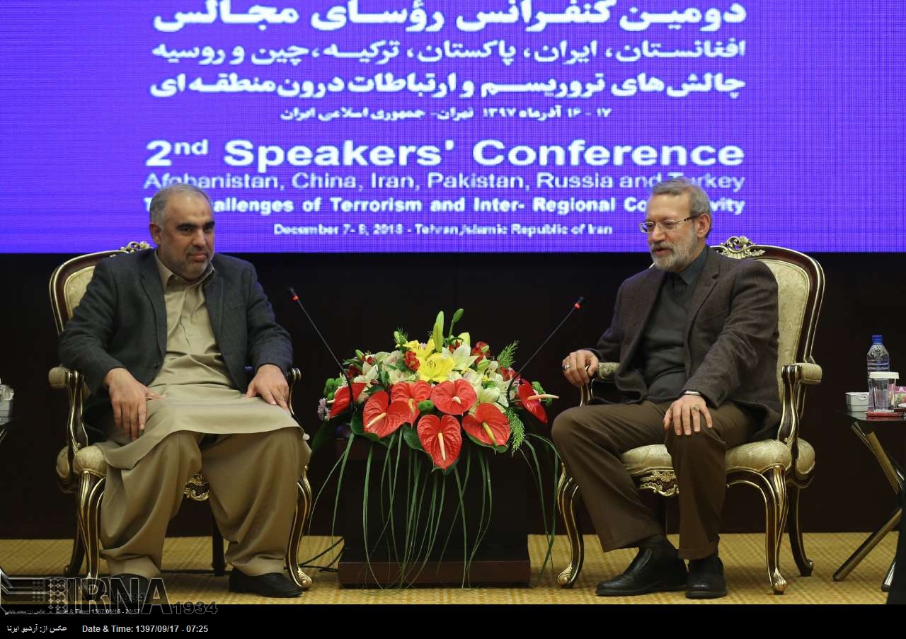ایران اور پاکستان دہشتگردی کیخلاف تعاون کو بڑھائیں: لاریجانی ایران اور پاکستان دہشتگردی کیخلاف تعاون کو بڑھائیں: لاریجانی