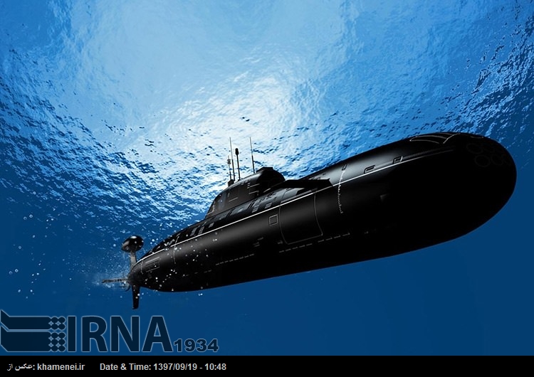 Submarino de fabricación iraní se adentra en el Mar de Omán Submarino de fabricación iraní se adentra en el Mar de Omán
