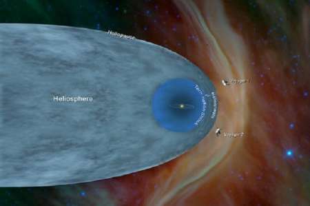 فضاپيماي وويجر2 در فضاي ميان ستاره اي غوطه ور شد