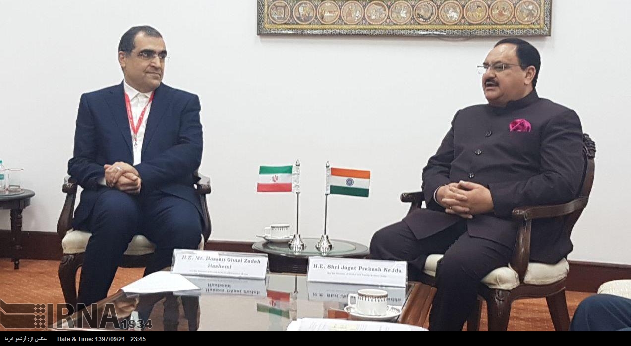 İran ve Hindistan Sağlık Bakanları ilişkilerin gelişmesine vurgu yaptı